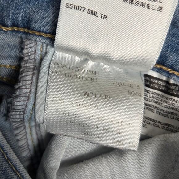 Levi's Premium 710 Womens 24x30 Super Skinny Light Wash Jeans - Picture 11 of 16